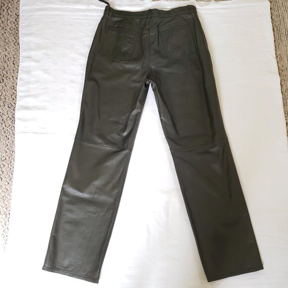 Vintage New W/ Tags NINE WEST Leather Size L/ 12 black - Picture 3 of 11